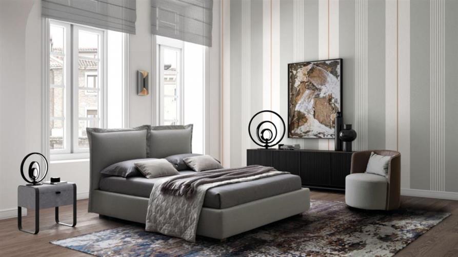 Lit sommier matelas oreillers mauguio 