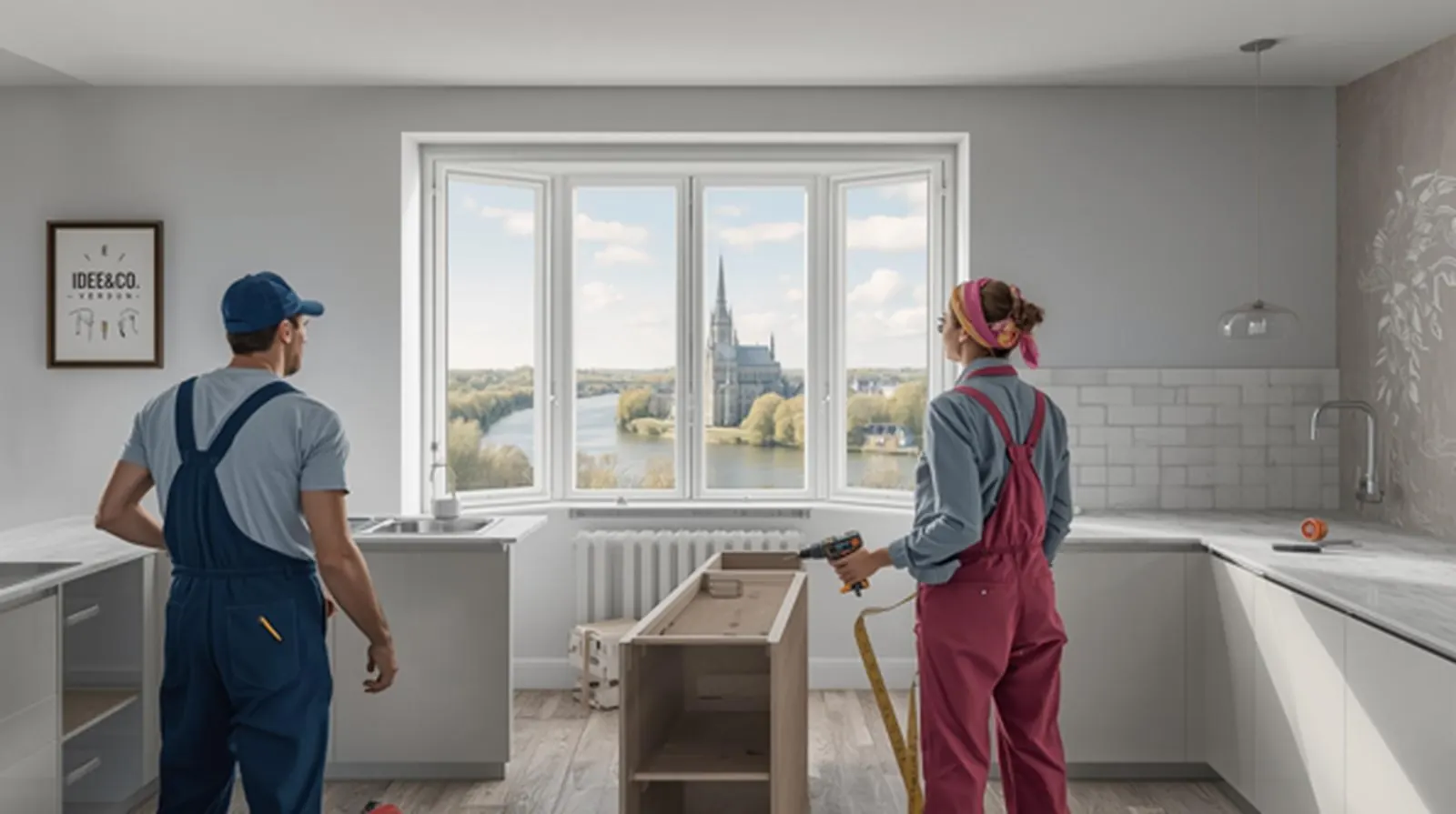 Poser soi-même sa cuisine à Verdun – IDEE&CO