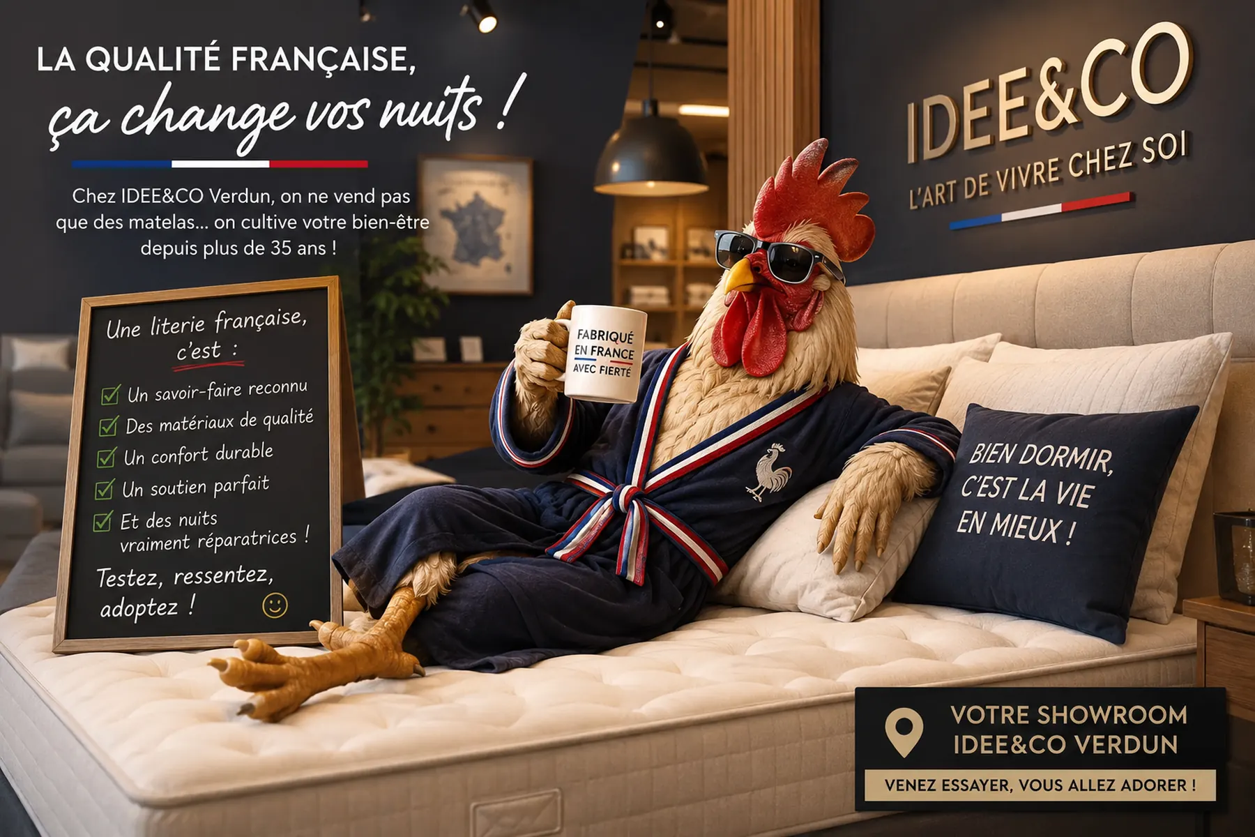 Literie française de qualité à Verdun