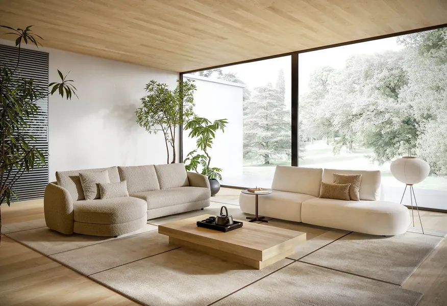 Canapé et fauteuils modernes