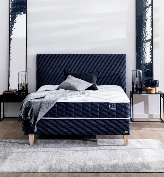 Matelas ORIGINE Ép.26cm, Accueil moelleux/Soutien ferme, 1053 ressorts et Mousse Haute Résilience 35kg/m3, 7 zones