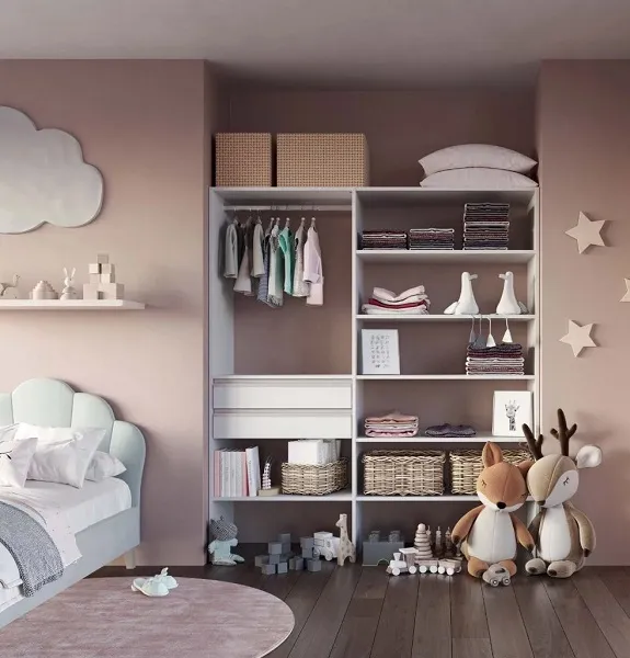 Dressing sur-mesure pour chambre d'enfant